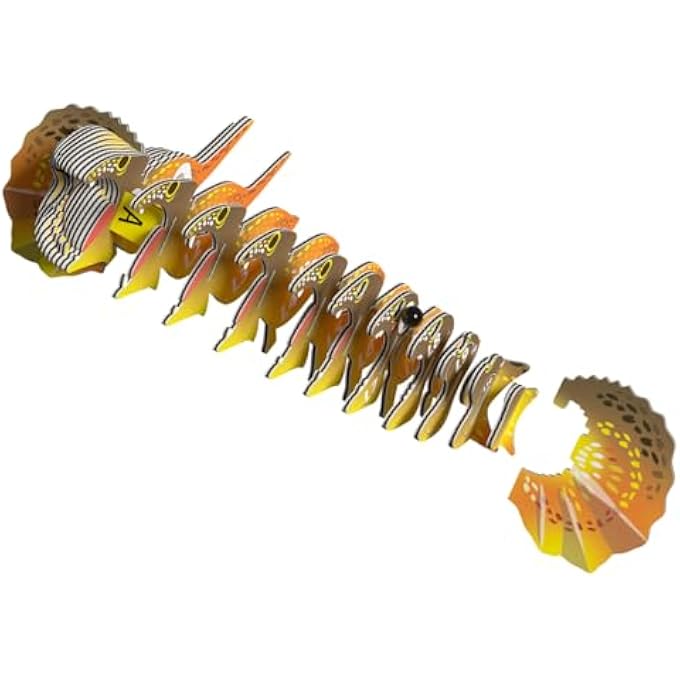 FRILLED LIZARD 3D PUZZLE - 32 PIECE ECO-FRIENDLY EDUCATIONAL TOY PUZZLE FOR BOYS, GIRLS & KIDS AGES 6+ - Image 3